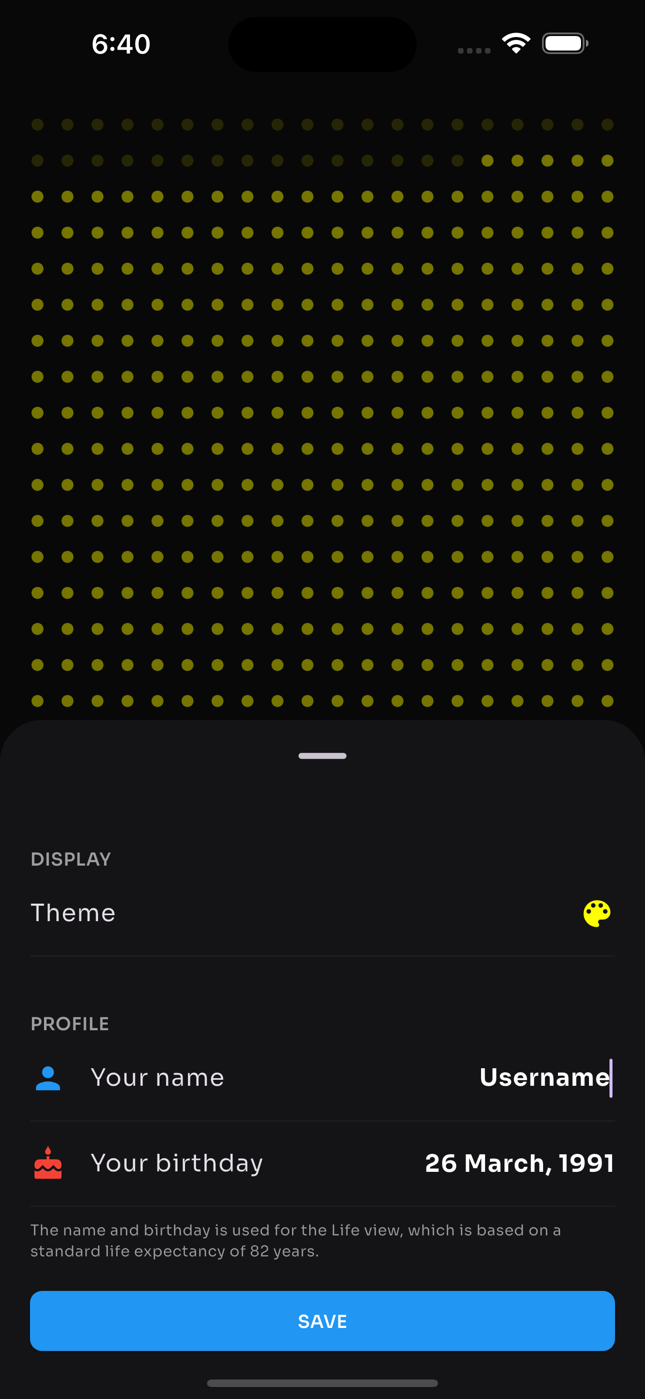 SupaDots App Screenshot